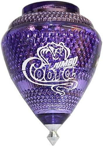 Cometa Jumbo Cobra spinning tops with finger stars and belt clips