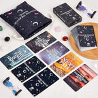 Full set of BWTY oracle cards with instructional packaging