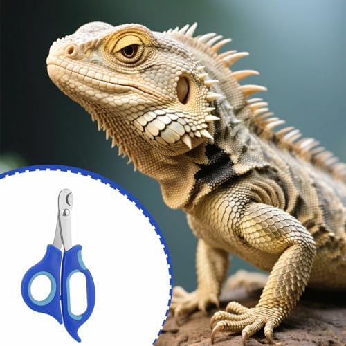 Compact chameleon claw cutter being held for size demonstration