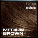 Clairol Root Touch-Up Medium Brown packaging back view