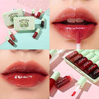6 Colors Lip Tint Stain Set, Korean Lip Gloss, Mini Liquid Lipstick, Lip Tint Set, Lip Stain Long Lasting Waterproof, Non-Stick Cup, High Pigment, Cute Stuff, Lip Makeup - Image 5
