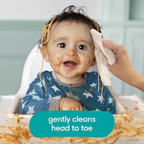 Pampers Baby Wipes, Complete Clean Baby Fresh Scented Wipe, Gently Cleans Head to Toe, 72 Total (1 Flip-Top Packs) - Image 5