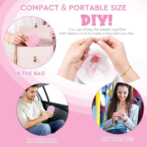 SWAKER sensory fidget pad being held in a hand for scaling