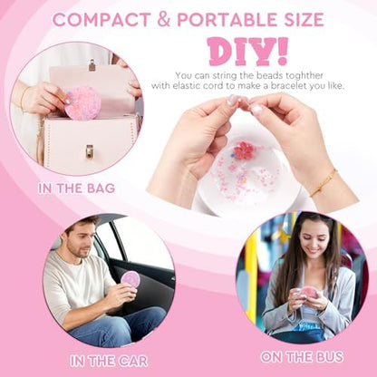 SWAKER sensory fidget pad being held in a hand for scaling