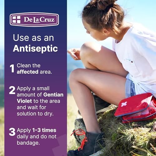 Authentic USA first aid antiseptic solution bottle labels