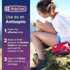 Authentic USA first aid antiseptic solution bottle labels