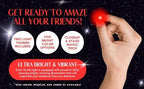 Safe phthalate-free magic thumb light set for adult stage illusions