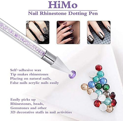 Close up of HiMo dual ended nail art wax pen
