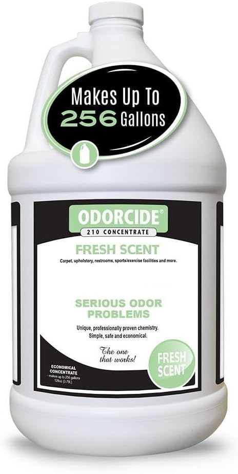 Odorcide original formula liquid jug commercial packaging angle