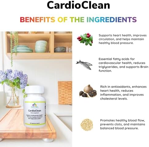 Herbs SRA CARDIOCLEAN capsules displaying authentic USA import seal