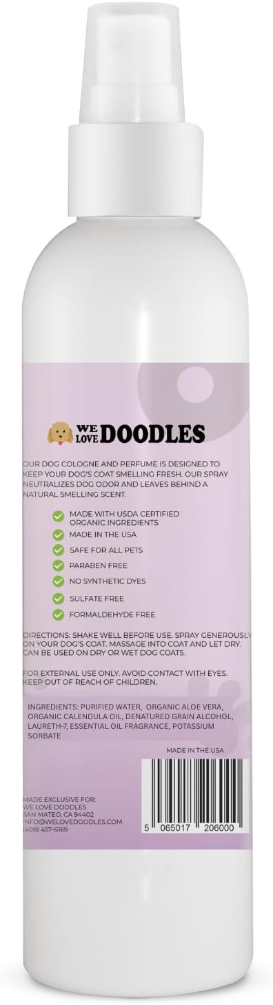We Love Doodles hypoallergenic dog cologne spray