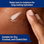 Petrolatum skin protectant with ceramides soothes chapped cracked heels elbows and lips
