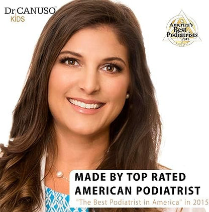 Applying Dr. Canuso foot spray to eliminate sweat odors fast.