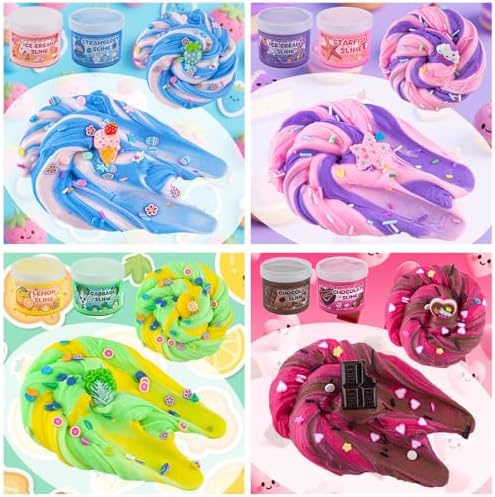 Airtight storage bottles showcasing the total volume of premium child safe slime