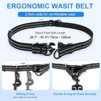 Philorn dual dog leash with neoprene padded handles