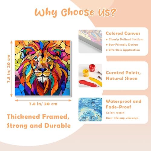 Completed stained glass mosaic animal portraits displayed on a bedroom wall as home decor