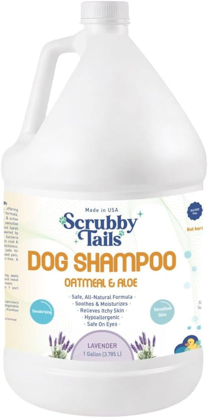 Organic Dog Shampoo - Puppy Oatmeal Shampoo for Itchy Skin Relief - Hypoallergenic for Sensitive Skin, for Dogs of All Ages, Deodorizes, Tearless, Made in USA, 16oz (Vanilla Ice Cream) - Image 10