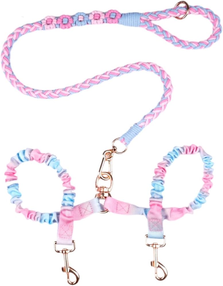 Panda Jianghu dual dog walker leash showing 440 pounds capacity strength