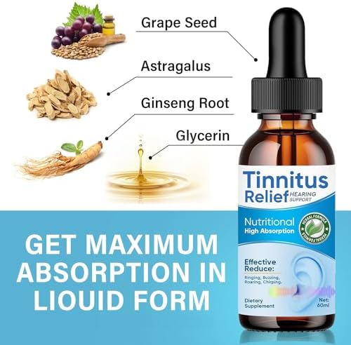Authentic USA imported ear care supplement for reducing internal ear noise.