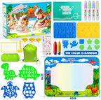 Children using Gorispi water doodle mat with water pens
