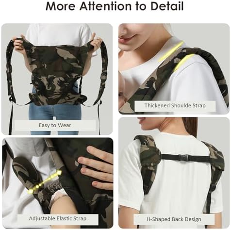 MISSWISDOM baby carrier featuring the integrated windproof cap