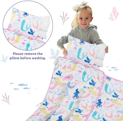 Safotad children slumber mat plush blanket fabric texture close up view