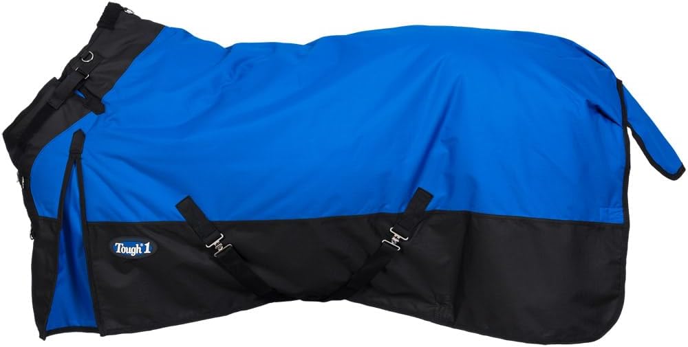 Tough 1 heavyweight turnout blanket adjustable neck detail