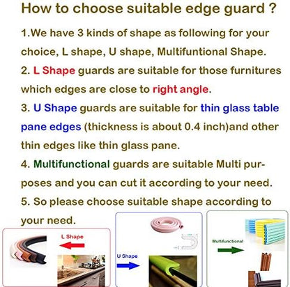 High density foam edge guard 6.5 feet roll packaging