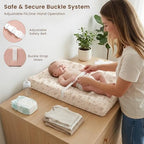 Konssy changing pad set with contoured safety sides