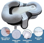 Newborn support wedge pillow for reflux and feeding
