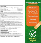 Bactine MAX topical numbing ointment tube for first aid care