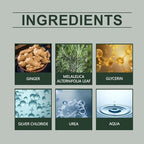 Product label of 7 Days Tea Tree Ginger Nail Treatment