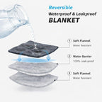 Bedding Aid noiseless intimacy love blanket spread across a king size bed.