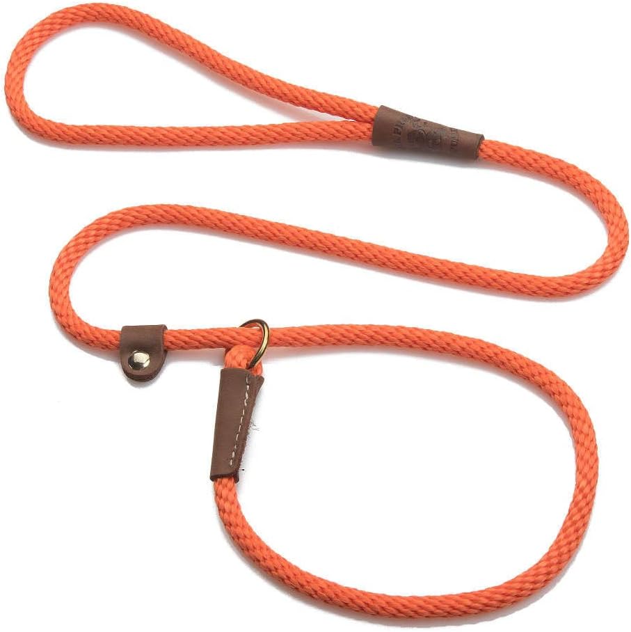 Mendota Pet Slip Leash - Dog Lead and Collar Combo - Made in The USA - Tan, 3/8 in x 6 ft - for Small/Medium Breeds - Image 10