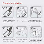 Klursy height increasing insoles being inserted into a high-top leather boot.