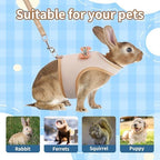 Soft breathable small pet vest harness close up