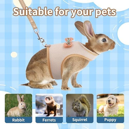Soft breathable small pet vest harness close up