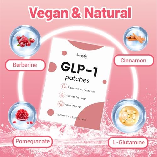 Opulent Mirage GLP-1 wellness patches pack of 30 stickers