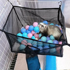 Kathson small pet tunnel hammock packaged securely showing imported USA distribution details.