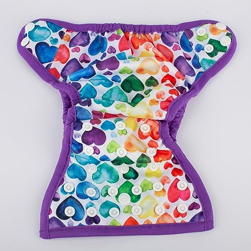 Sigzagor diaper cover showing double leg gussets