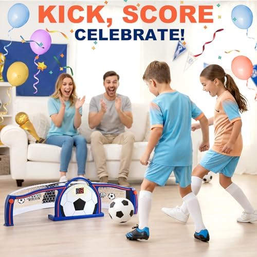 Dreamon kids soccer trainer packaging content including air pump and accessories