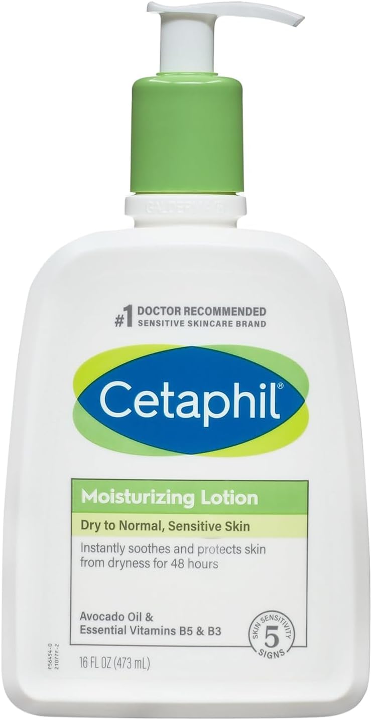 Cetaphil Moisturizing Face & Body Lotion, Sensitive Skin, 16oz, 2ct - Image 11