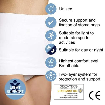 Tytex StomaSafe Plus two-layer ostomy pouch retention belt