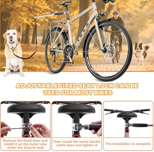 Pietenjoy hands free pet lead quick installation mechanism close up.