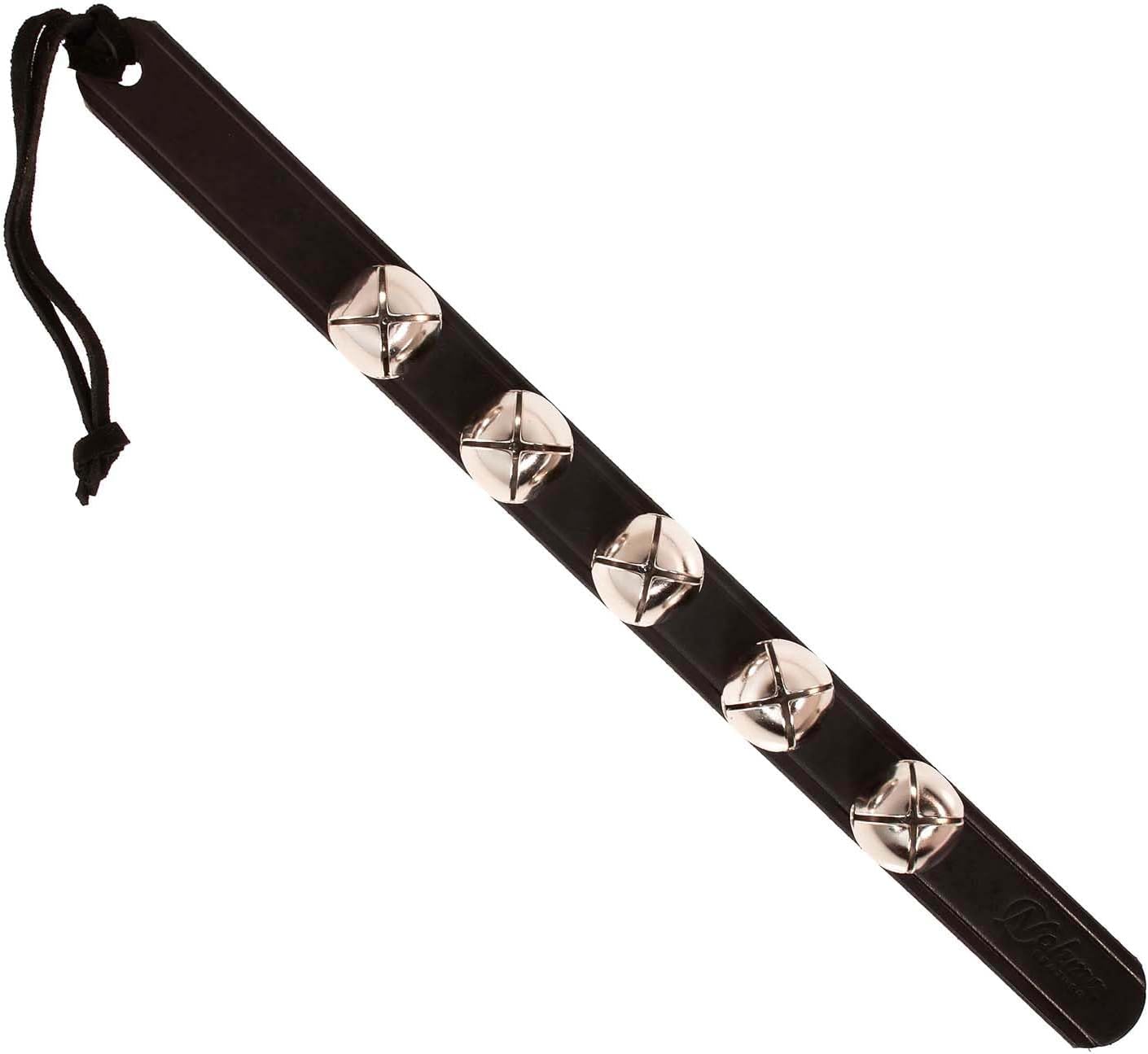 Full length product view showing 16 inch strap and 4 bells
