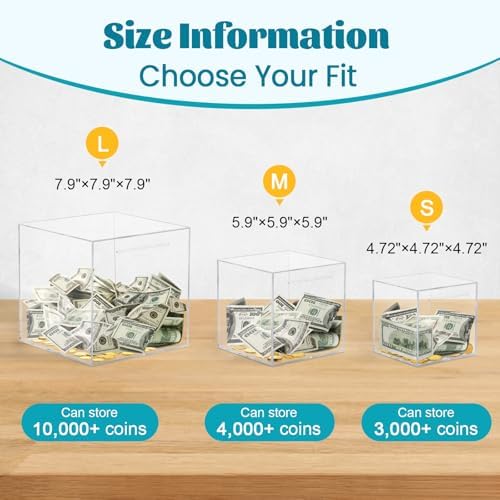 Imeepa break to open money saving jar filled with paper currency and coins