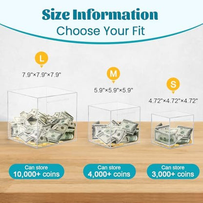 Imeepa break to open money saving jar filled with paper currency and coins