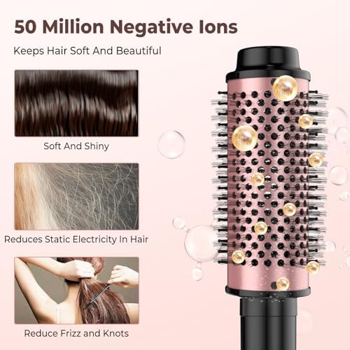 Elite heated styling brush set arranged neatly showing the handle and multiple styling attachments.