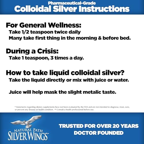Natural Path Silver Wings immune support supplement glass bottle