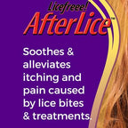 Licefreee 6 fluid ounce bottle showing Pramoxine HCl active ingredient label.